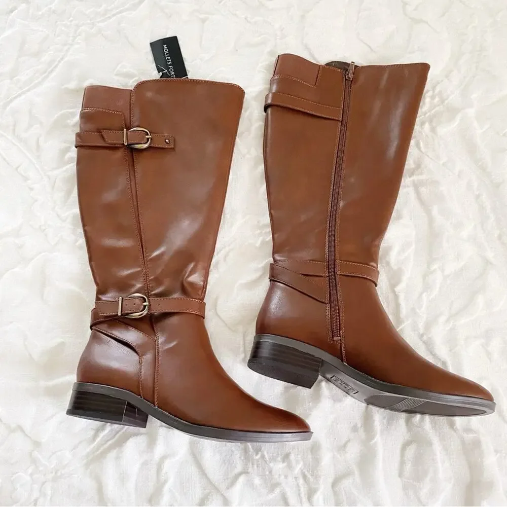 Naturalizer Sahara Wide Calf Riding Boots New